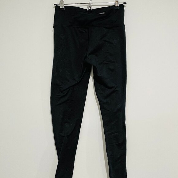 Adidas Black Print Full Length Tights Size S - Picture 4 of 6